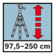 Bosch BT 250 bouwstatief