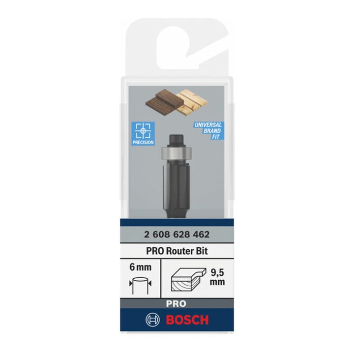 Bosch Bündigfräser 6 mm D1 9,5 mm L 12,6 mm G 56 mm