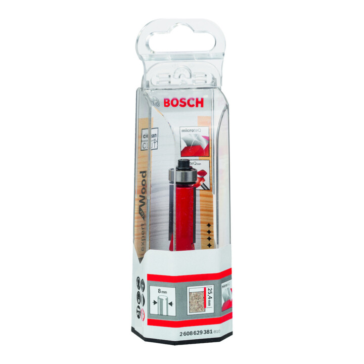 Bosch Bündigfräser Expert for Wood 8 mm D1 12,7 mm L 25,4 mm G 71,5 mm