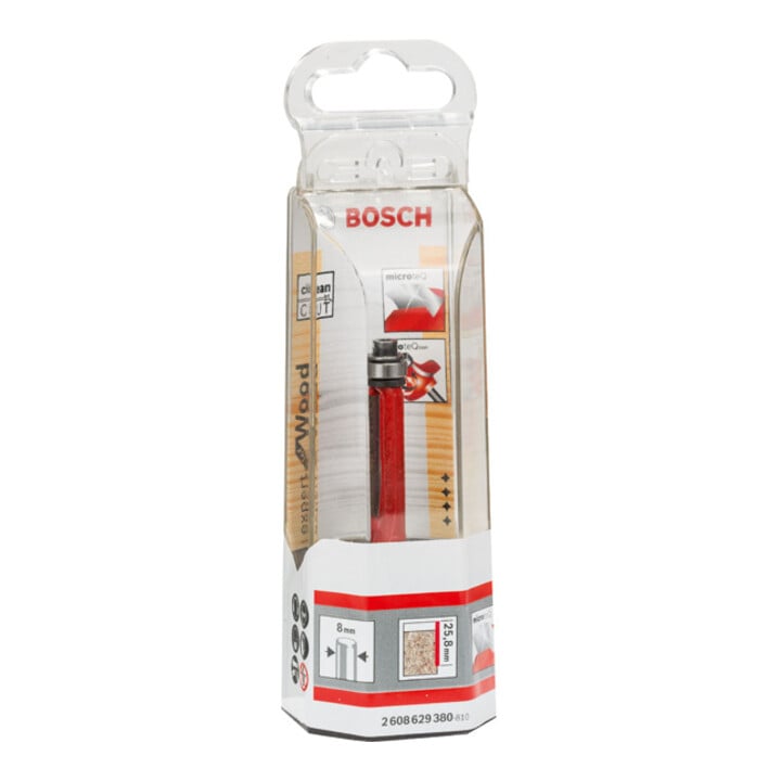 Bosch Bündigfräser Expert for Wood 8 mm D1 9,5 mm L 25,8 mm G 71,5 mm