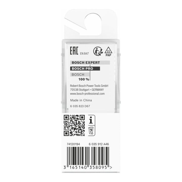 Bosch Bündigfräser Standard for Wood 8 mm D1 12,7 mm L 25,4 mm G 68 mm