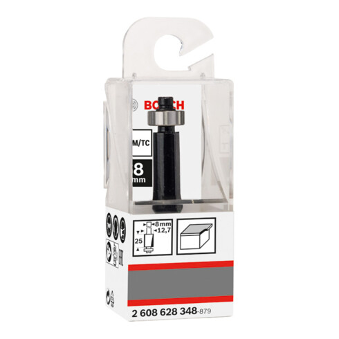 Bosch Bündigfräser Standard for Wood 8 mm D1 12,7 mm L 25,4 mm G 68 mm