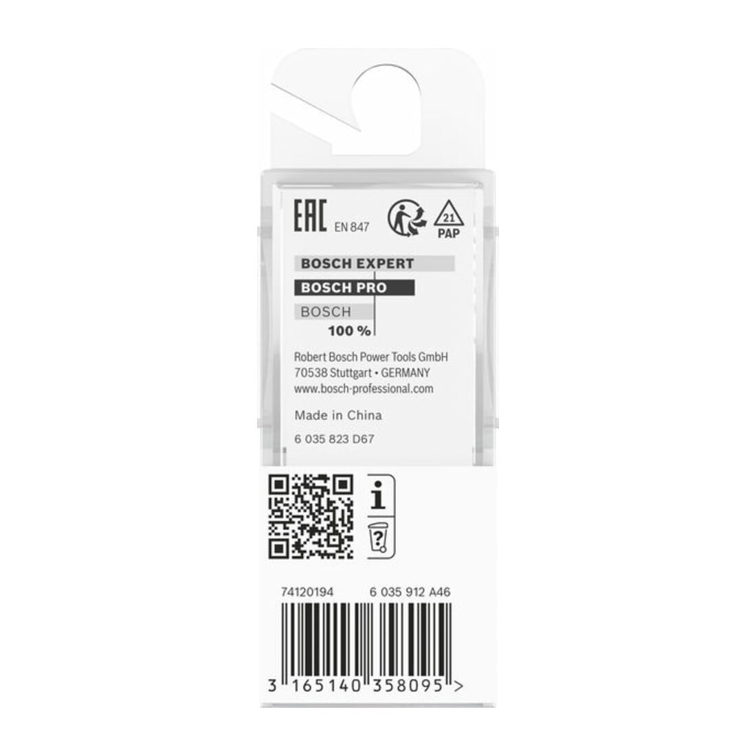 Bosch Bündigfräser Standard for Wood 8 mm D1 12,7 mm L 25,4 mm G 68 mm