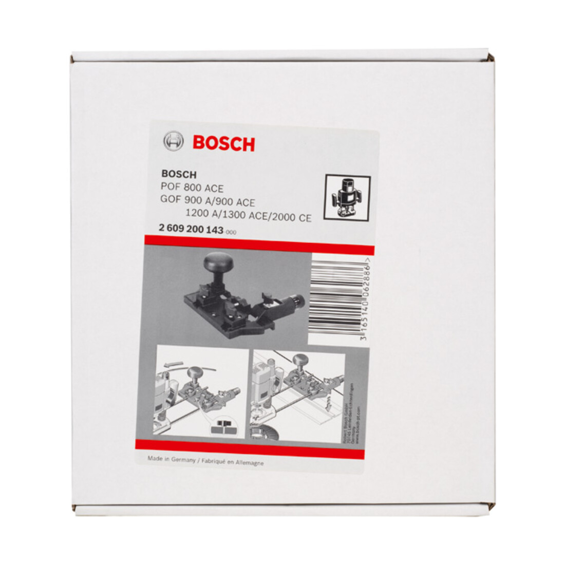 Bosch Bussola per fresa e adattatore per guida, per frese variante 1