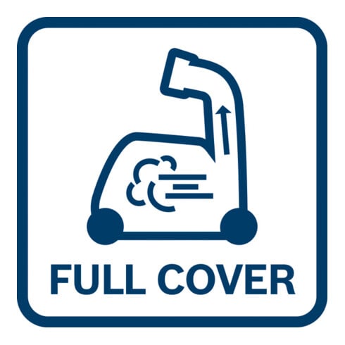 Bosch Calotta di aspirazione Full Cover GDE 115/125 FC-T accessori di sistema