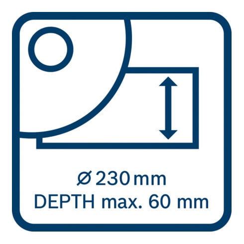Bosch Calotta di aspirazione Full Cover GDE 230 FC-S accessori di sistema