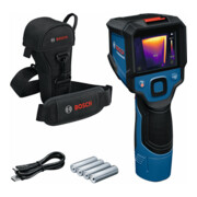 Bosch Caméra thermique GTC 12V-450-13, adaptateur batterie AA1 alcaline, 4 x 1,5 pile (AA)