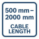Bosch Capteur de température Type K surface câble 500 mm