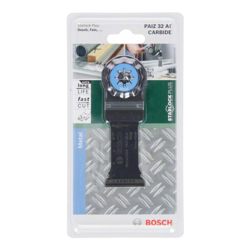 Bosch carbide invalzaagblad PAIZ 32 AT metaal, 50 x 32 mm