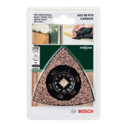 Bosch Carbide-RIFF Schleifplatte AVZ 90 RT4, 90 mm, Carbide Sanding Grit 4-3