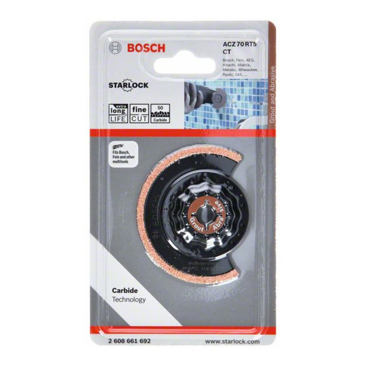 Bosch Schmalschnitt-Segmentsägeblatt ACZ 70 RT5 2608661692