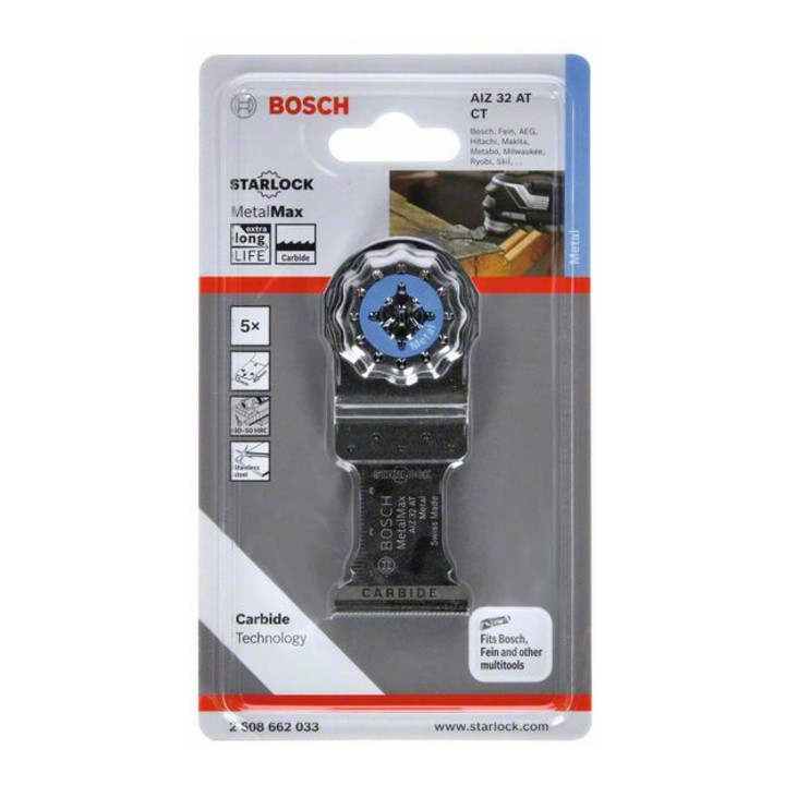 Bosch Tauchsägeblatt HM AIZ 32 AT Metal, 40 x 32 mm