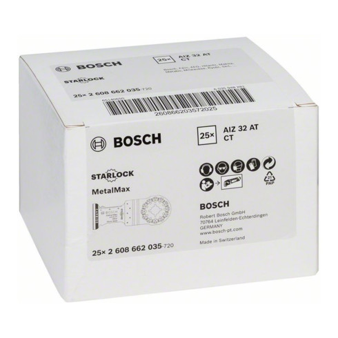 Bosch Carbide Tauchsägeblatt AIZ 32 AT MetalMax 40 x 32 mm