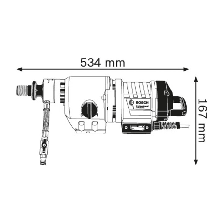 Bosch Carotteuse diamantée GDB 350 WE