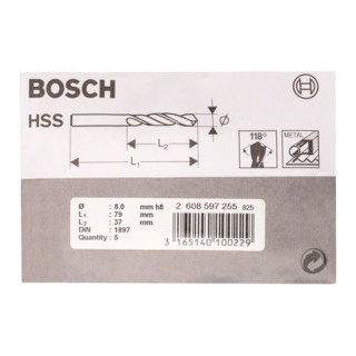 Bosch carrosserieboor HSS-R