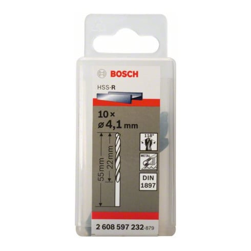 Bosch carrosserieboormachine HSS-R DIN 1897 4,1 x 22 x 55 mm