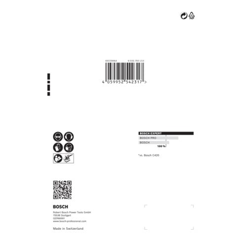 Bosch Carta abrasiva EXPERT C470 per levigatrice orbitale