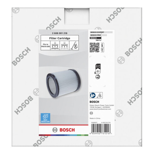Bosch Cartouche filtrante F8 pour aspirateur