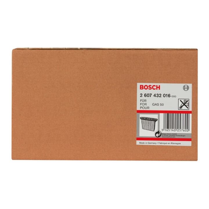 Bosch cellulose plisséfilter 8600 cm², 257 x 69 x 187 mm