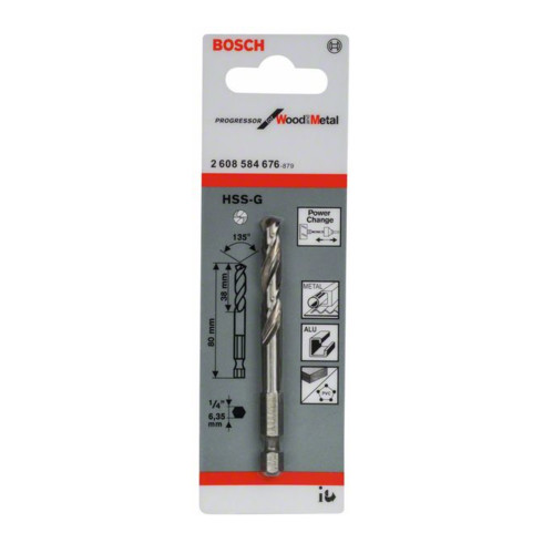 Bosch centreerboor HSS-G 2608596295