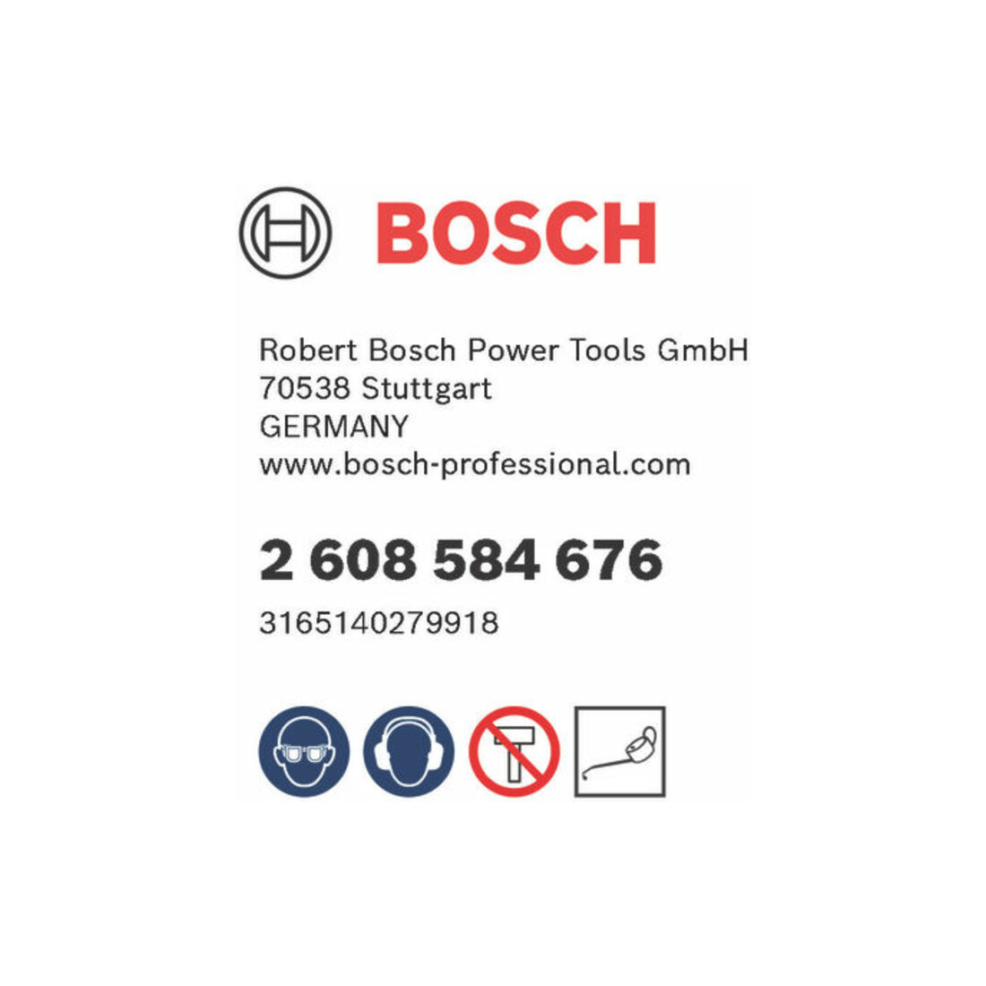 Bosch centreerboor HSS-G 2608596295