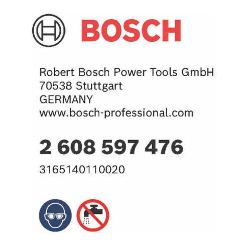 Bosch centreerkruis voor droge kernboren en doosboren