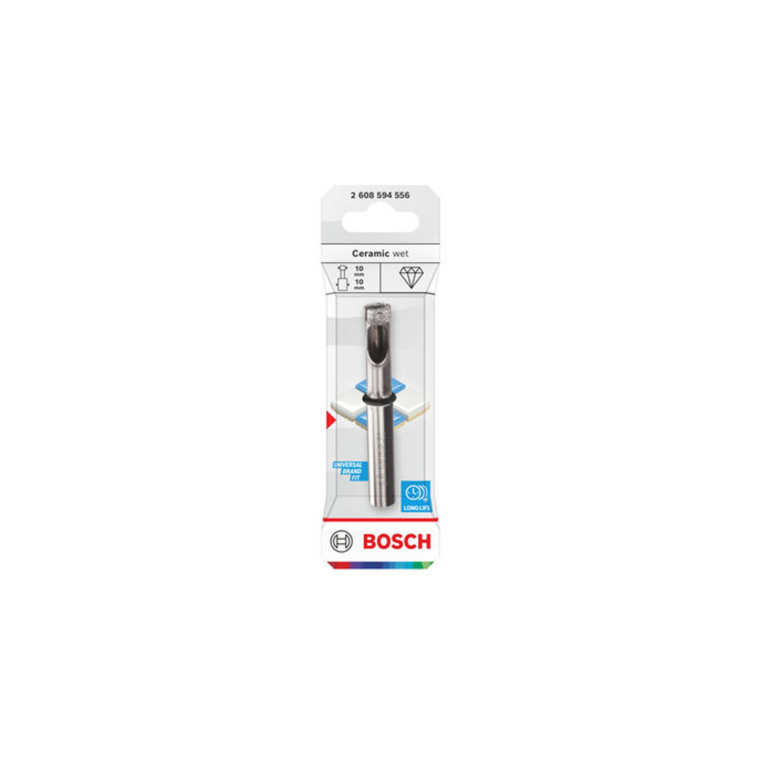 Bosch Ceramic wet Nassbohrer, 10 x 10 x 30 mm