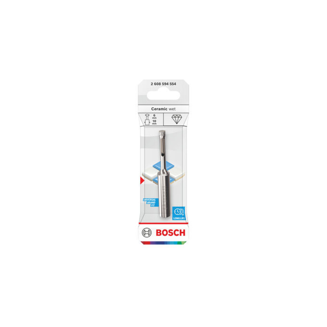 Bosch Ceramic wet Nassbohrer, 6 x 10 x 30 mm
