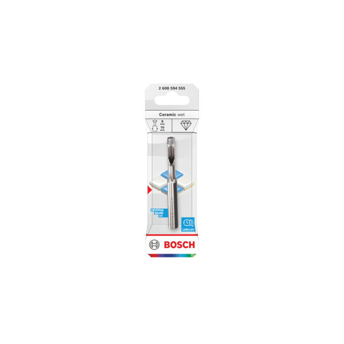Bosch Ceramic wet Nassbohrer, 8 x 10 x 30 mm