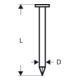 Bosch Chiodo a nastro con testa tonda SN21RK-5