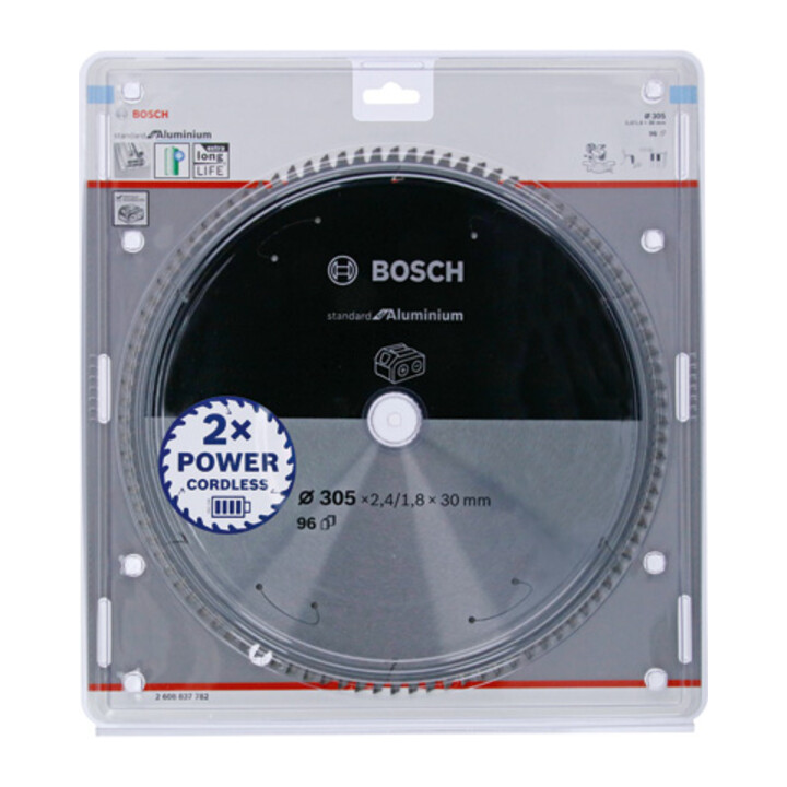 Bosch cirkelzaagblad aluminium voor accuzagen 305 x 2,4/1,8 x 30 96 tanden