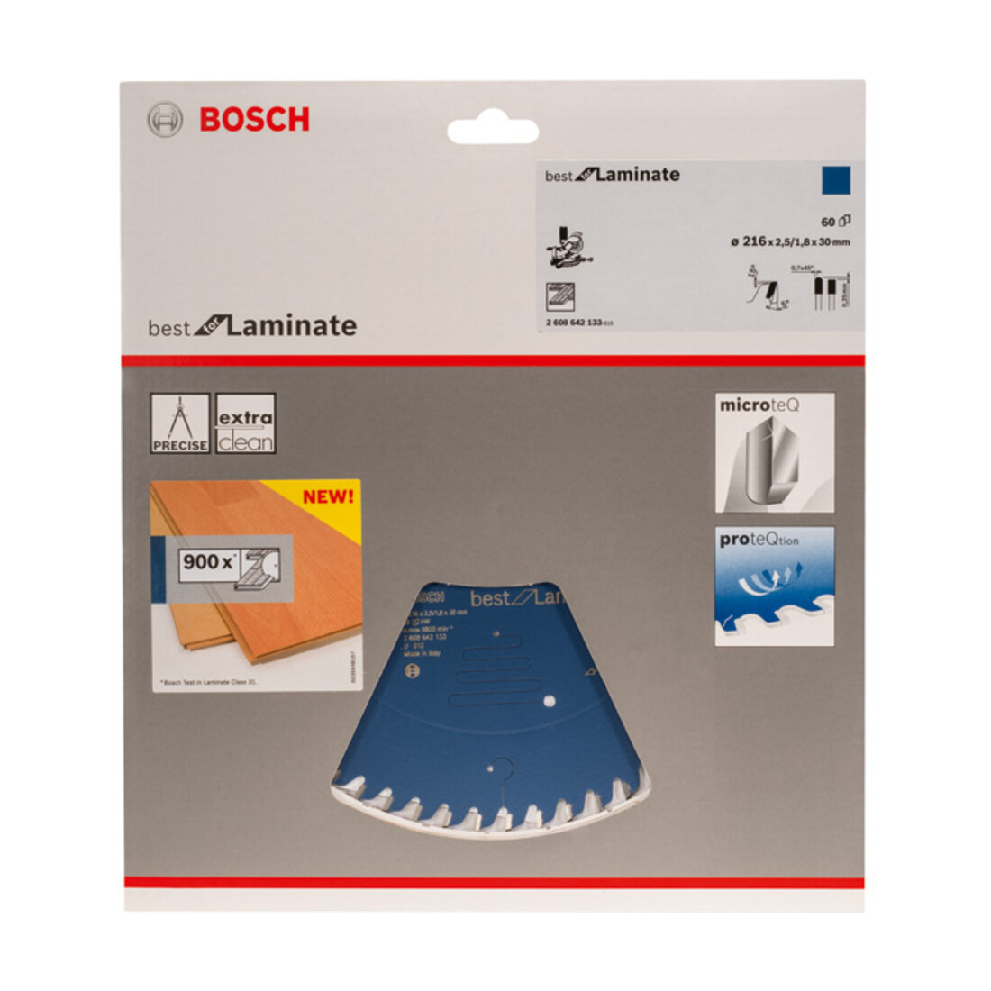 Bosch cirkelzaagblad Best for Laminate 216 x 30 x 2,5 mm 60