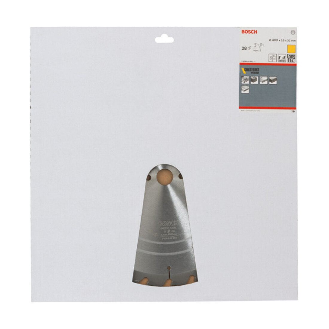 Bosch cirkelzaagblad Construct Wood 400 x 30 x 3,5 mm 28