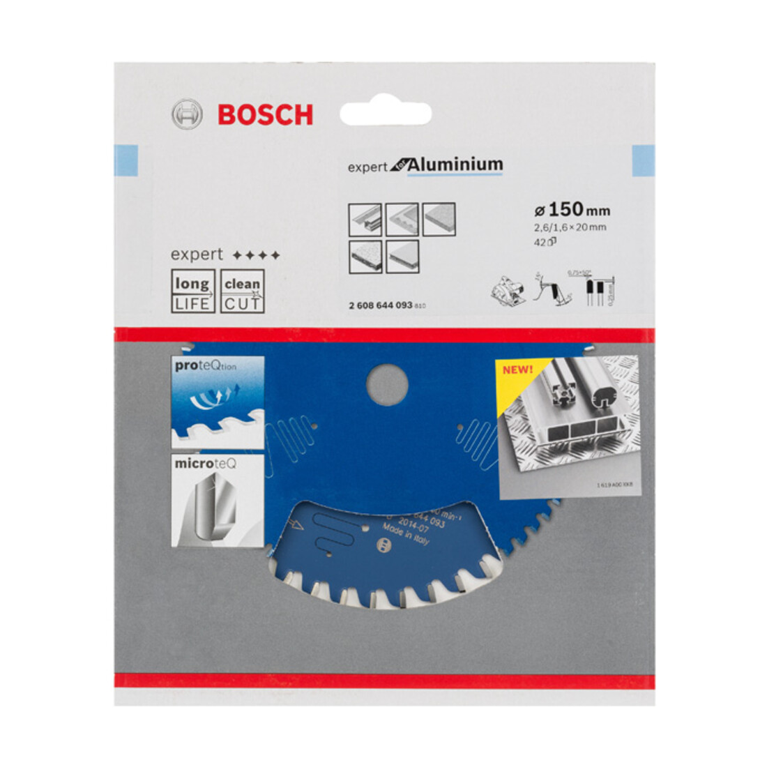 Bosch cirkelzaagblad Expert for Aluminium 150 x 20 x 2,6 mm 42