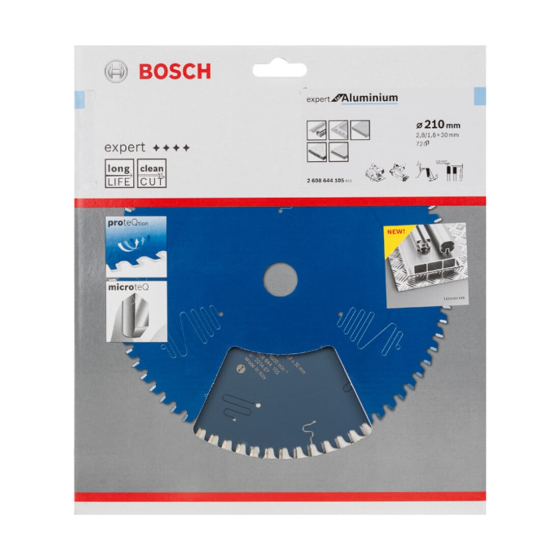 Bosch cirkelzaagblad Expert for Aluminium 210 x 30 x 2,8 mm 72