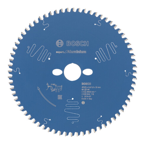 Bosch cirkelzaagblad Expert for Aluminium 225 x 30 x 2,6 mm 68