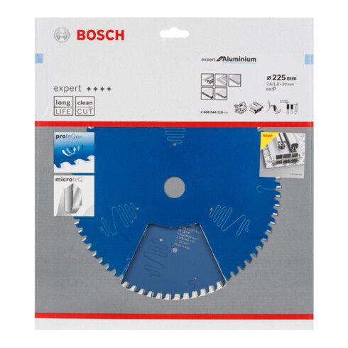 Bosch cirkelzaagblad Expert for Aluminium 225 x 30 x 2,6 mm 68