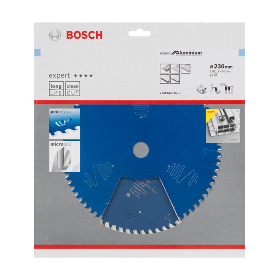 Bosch cirkelzaagblad Expert for Aluminium 230 x 30 x 2,8 mm 64