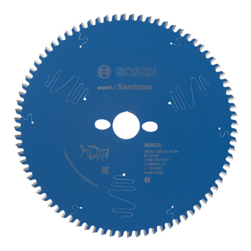 Bosch cirkelzaagblad Expert for Aluminium 250 x 30 x 2,8 mm 80