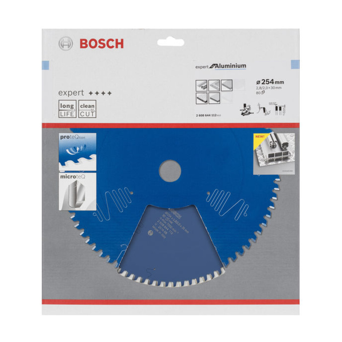 Bosch cirkelzaagblad Expert for Aluminium 254 x 30 x 2,8 mm 80