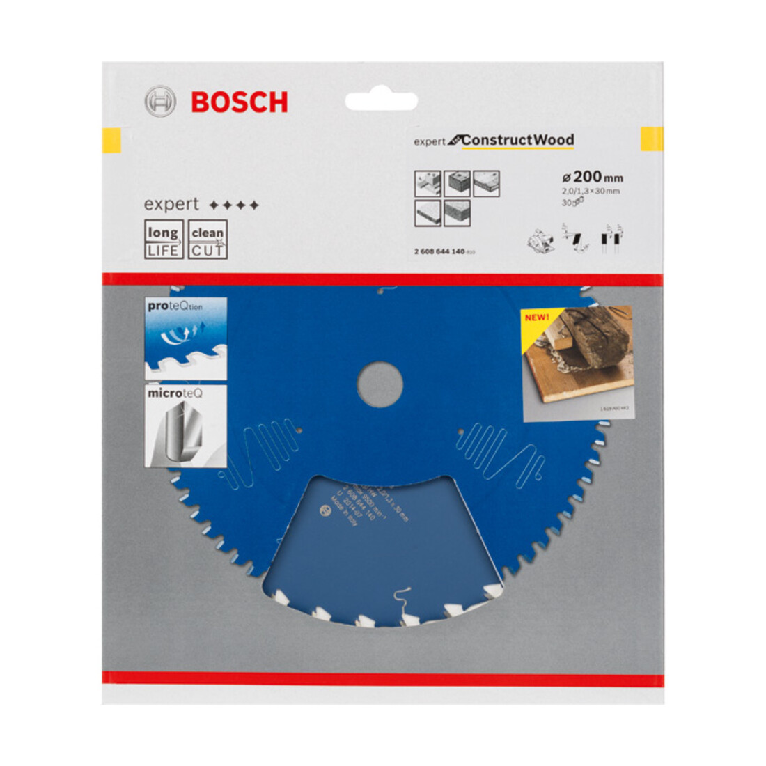 Bosch cirkelzaagblad Expert for Construct Wood 200 x 30 x 2,0 mm 30