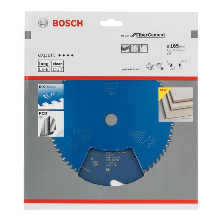 Bosch cirkelzaagblad Expert for Fibre Cement 165 x 20 x 2,2 mm 4