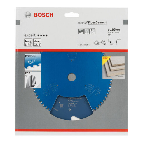Bosch cirkelzaagblad Expert for Fibre Cement 165 x 20 x 2,2 mm 4
