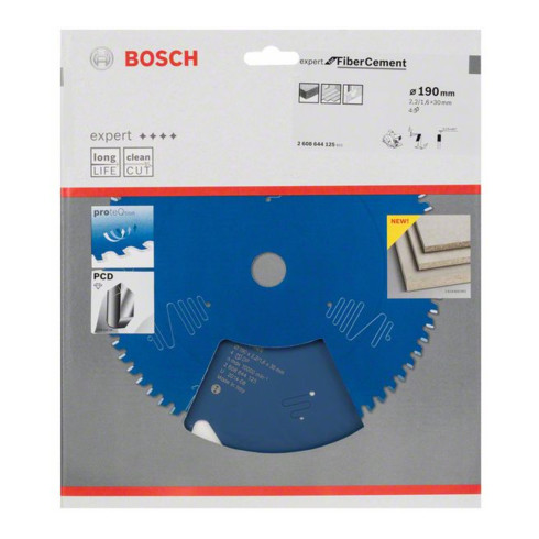 Bosch cirkelzaagblad Expert for Fibre Cement 190 x 30 x 2,2 mm 4