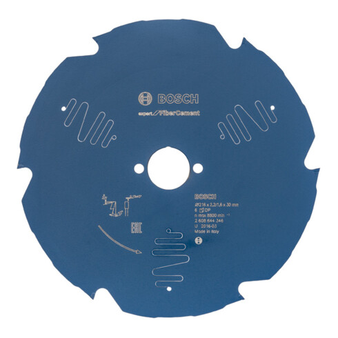 Bosch cirkelzaagblad Expert for Fibre Cement 216 x 30 x 2,2 mm 6