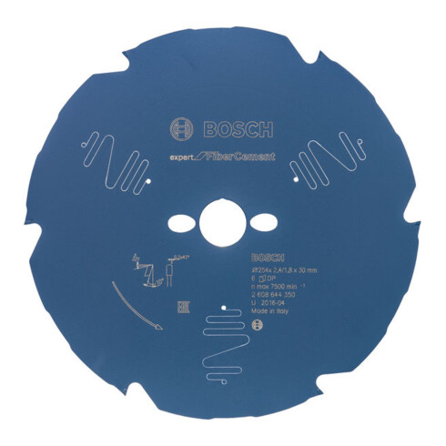 Bosch cirkelzaagblad Expert for Fibre Cement 254 x 30 x 2,4 mm 6