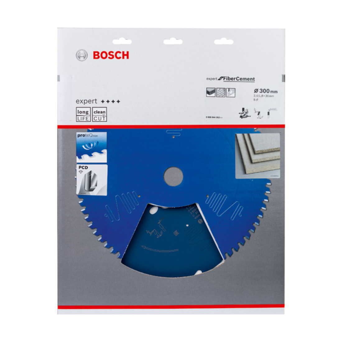 Bosch cirkelzaagblad Expert for Fibre Cement 300 x 30 x 2,4 mm 8