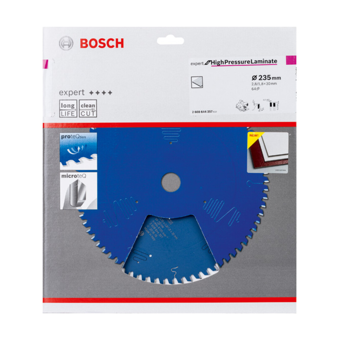 Bosch cirkelzaagblad Expert for High Pressure Laminate 235 x 30 x 2,8 mm 64