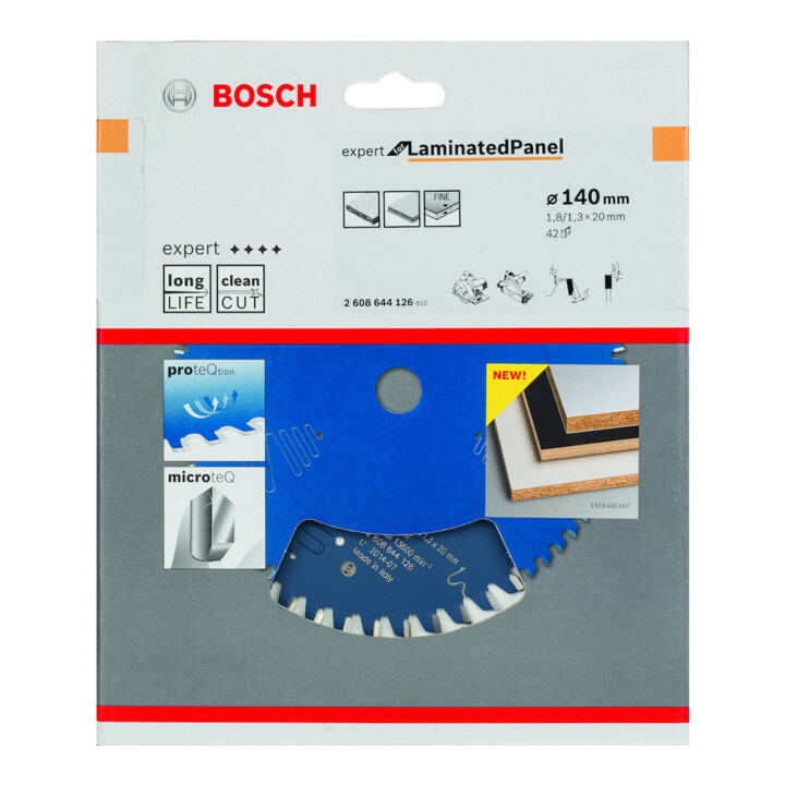 Bosch cirkelzaagblad Expert for Laminated Panel 140 x 20 x 1,8 mm 42