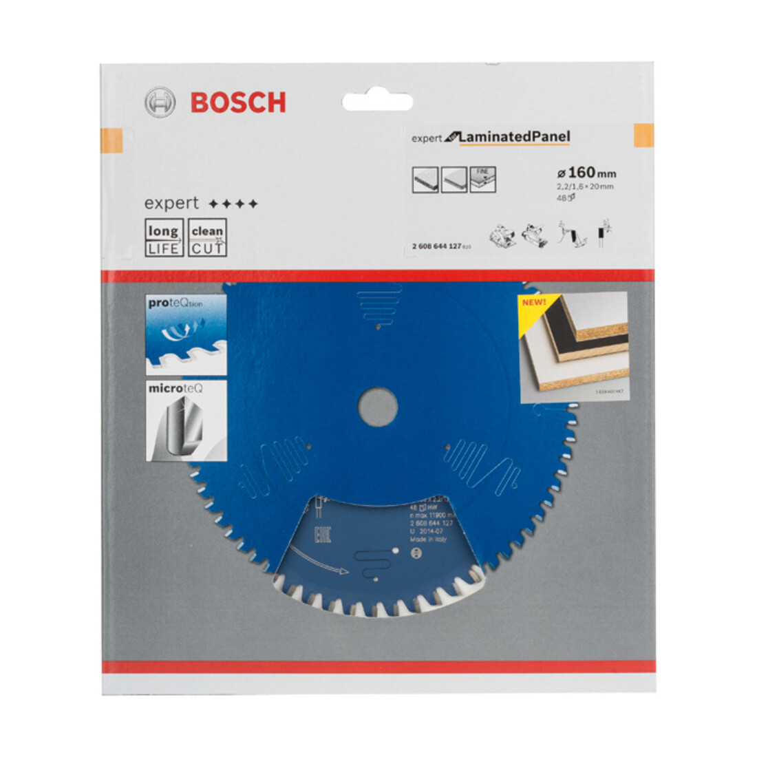 Bosch cirkelzaagblad Expert for Laminated Panel 160 x 20 x 2,2 mm 48